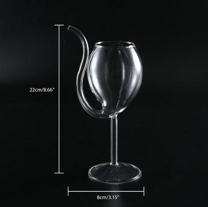 Crystal glass vampire red wine glass sippy cup goblet