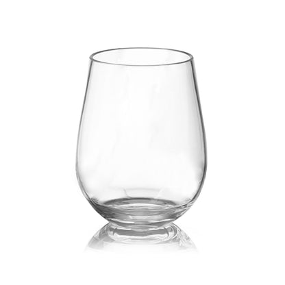 Shatterproof Transparent Plastic Wine Glass Set