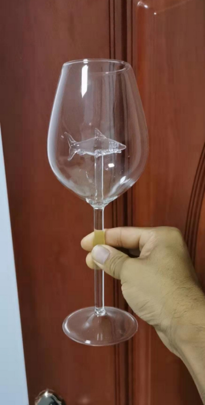 Shark Wine Glass