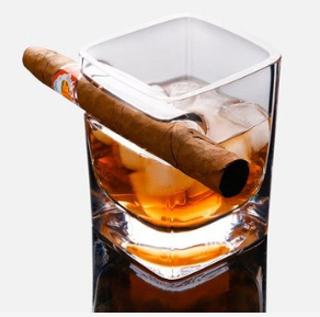 Whiskey & Cigar Comrade Glass