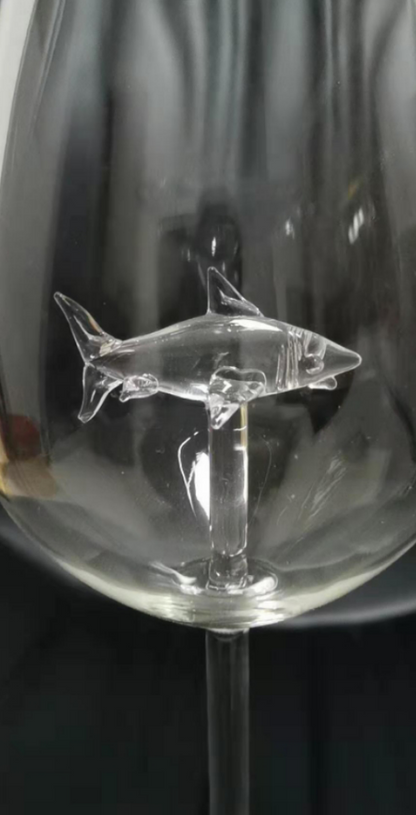 Shark Wine Glass