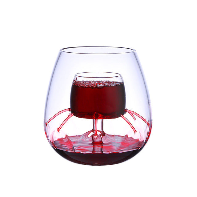 Fountain Wine Glass Decanter