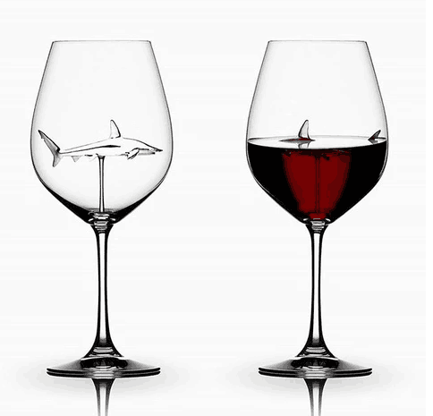 Shark Wine Glass