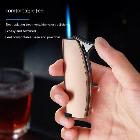 Penguin Torch Lighter Bottom Manual Gas Regulating Blue Flame Windproof Lighter Wholesale