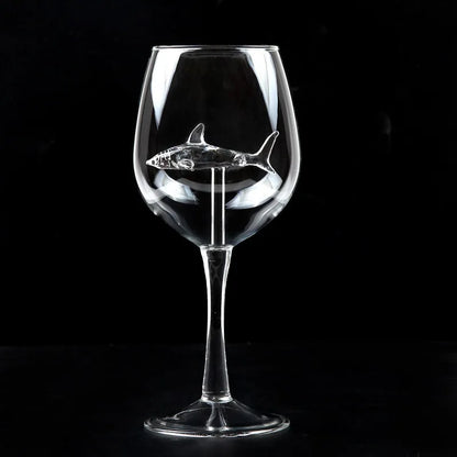 Ocean Figurine Wine Glass