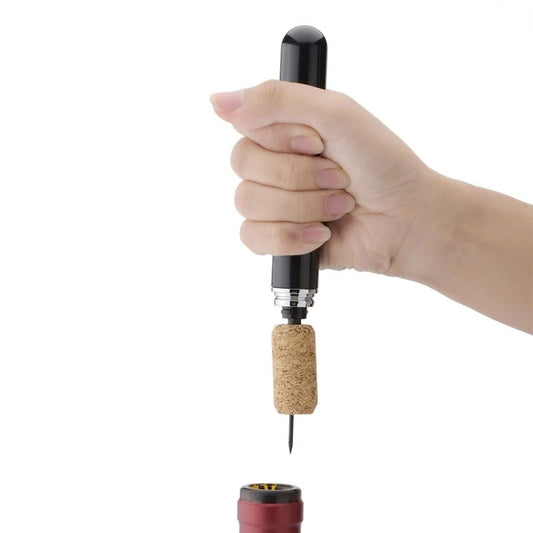 Pop the cork wine opener