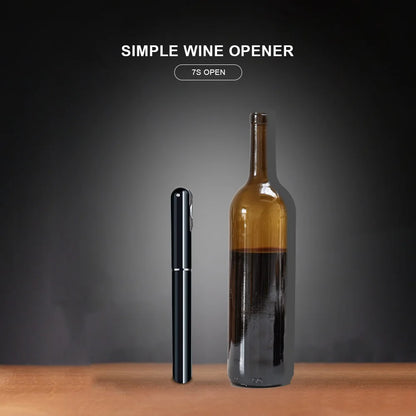 Pop the cork wine opener