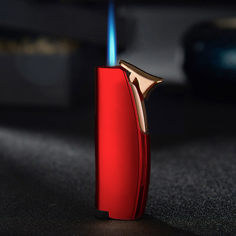 Penguin Torch Lighter Bottom Manual Gas Regulating Blue Flame Windproof Lighter Wholesale