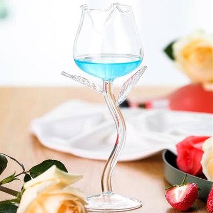 Rosé Blossom Wine Glass