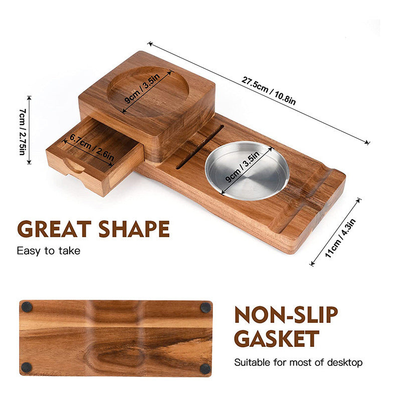 Cigar Ashtray Solid Wood Creative Ornaments