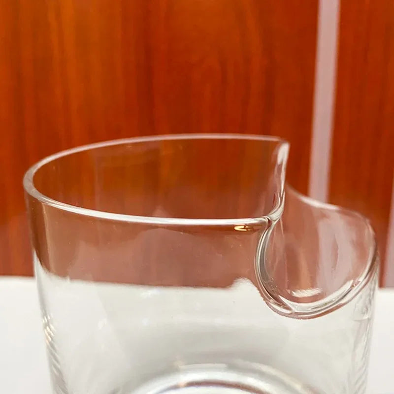 1PC Whiskey Glass With Cigar Holder Elegant Glass Cups Tumbler Free Shipping Drinkware Tiki Liquor Goblet Valentines Cups